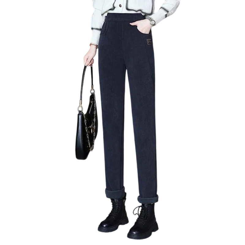 👖 💫 DAMENHOSE MIT KUNSTFELL-FUTTER - Hochtailliert & Weiche Innenseite, 4-Wege-Stretch für Optimale Wärme und Komfort ❄️🛍️