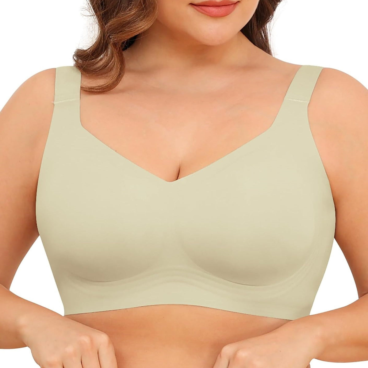 🏆Stark straffender BH | Nahtloser BH ohne Bügel für Damen 👍Schluss mit hängenden Brüsten