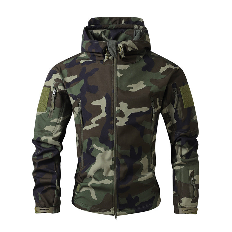📢📢🎉✨Outdoor-Camouflage-Kapuzenjacke für Herren – Lässiger Camo-Look, bequemer Sitz & vielseitig kombinierbar