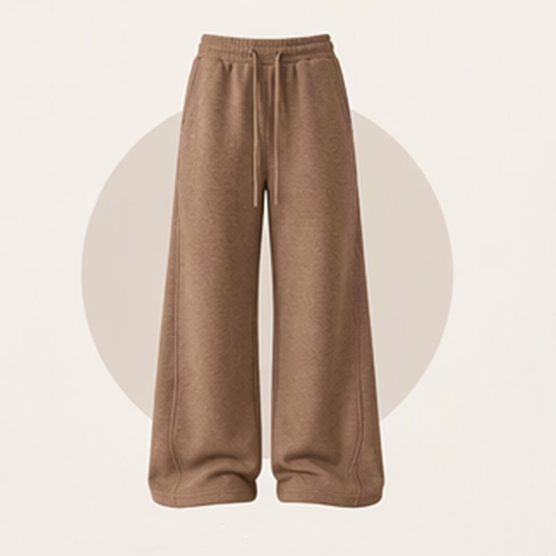Bequeme Damen-Freizeit-Hose mit weitem Bein
