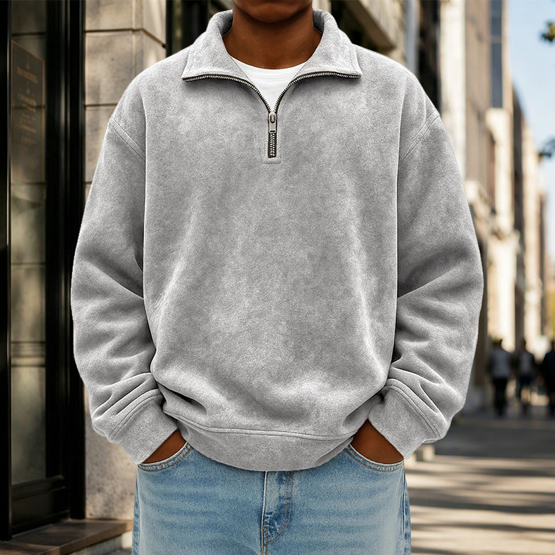 🔥🔥 Lässiges Viertelreißverschluss-Sweatshirt für Herren