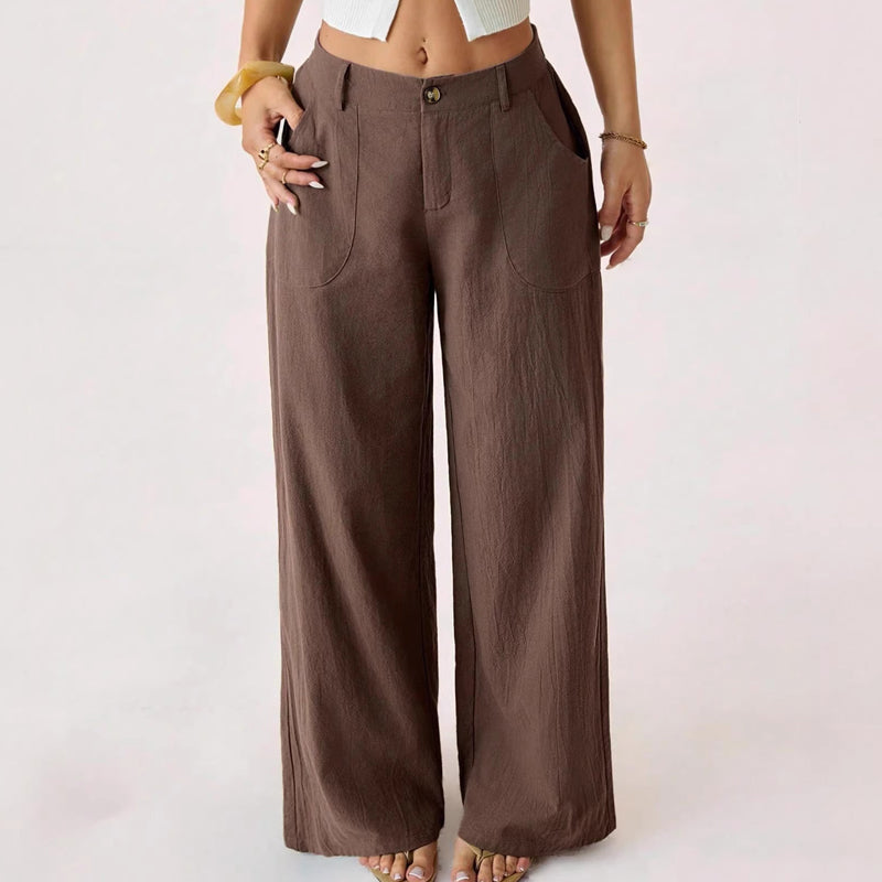 🔥🔥 Damen-Casual-Hose mit weitem Bein