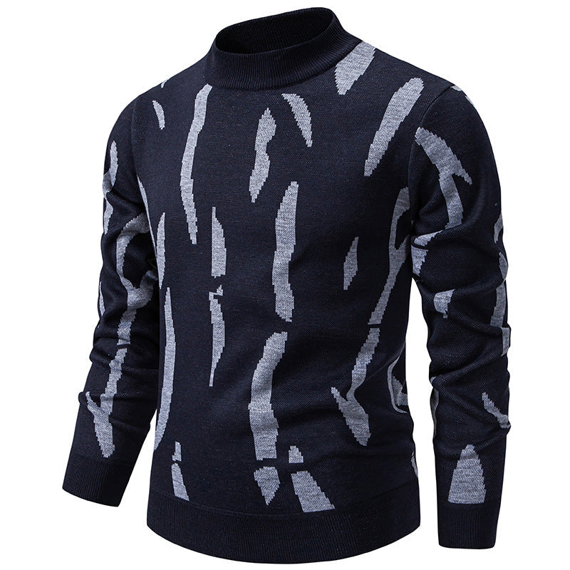 Lässiger Herren-Rollkragenpullover mit taillierter Passform – bequem & vielseitig