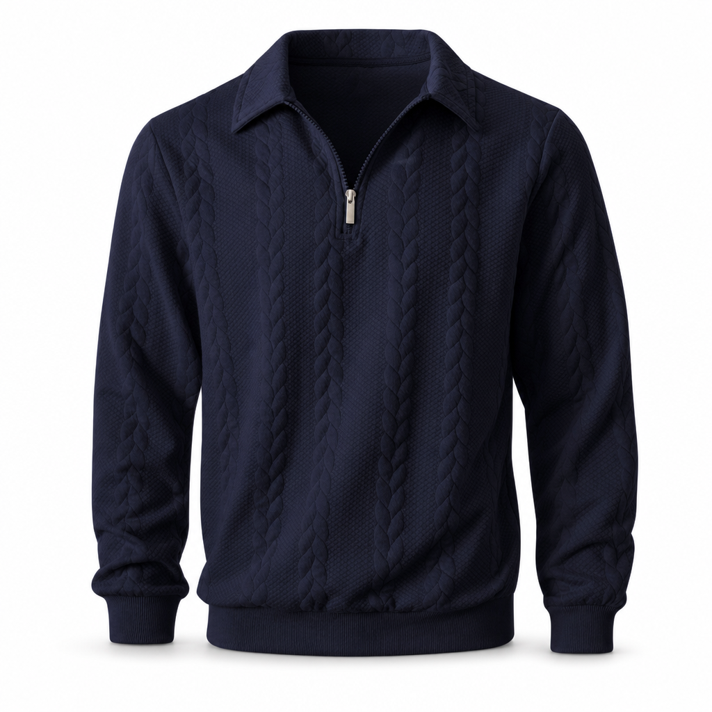 Freizeit-Strickpullover aus Jacquard für Herren