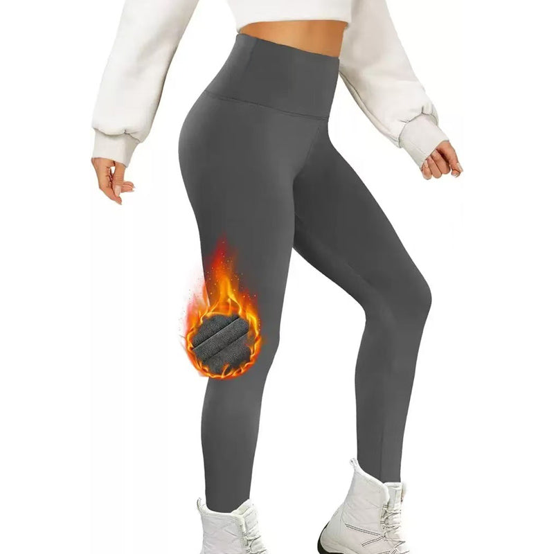 Warme Damen-Leggings mit hoher Elastizität und schmaler Passform