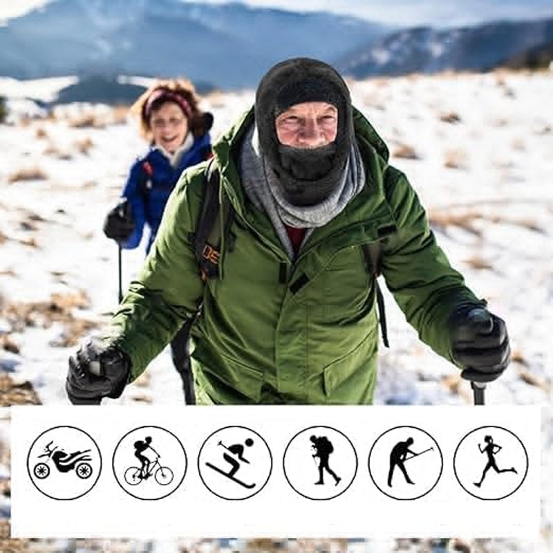 🔥 🔥Sherpa-Kapuze mit Skimaske