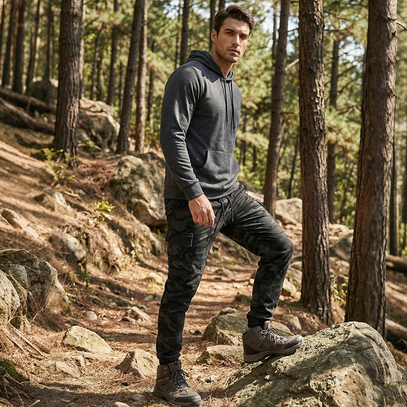 Lässige Camouflage-Bundhose – robust & ideal für Freizeit und Arbeit
