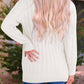Damen Herbst Casual Langarm Button Down Open Front Zopfmuster Strickjacke
