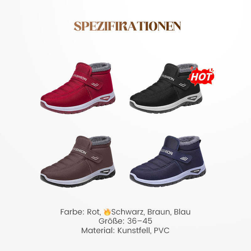 ❄️ Rutschfeste warme Winter-Sneaker zum Hineinschlüpfen | Kein kalter Fuß, kein Ausrutschen – Bequemer Halt für Schnee & Alltag ✨