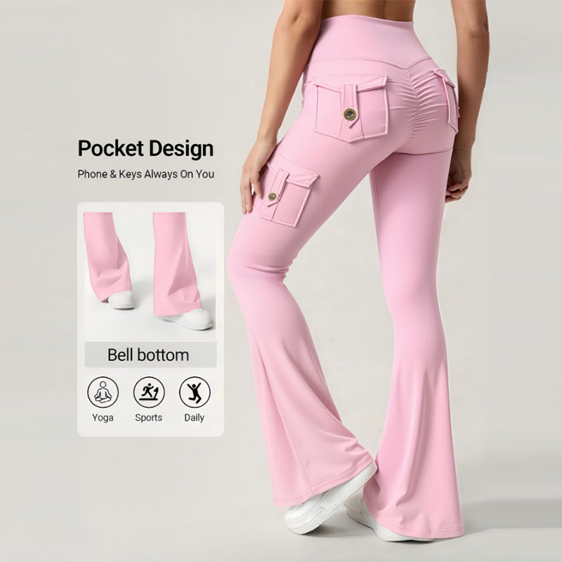👖 Hochtaillierte Yogahose mit Taschen – bequem und vielseitig