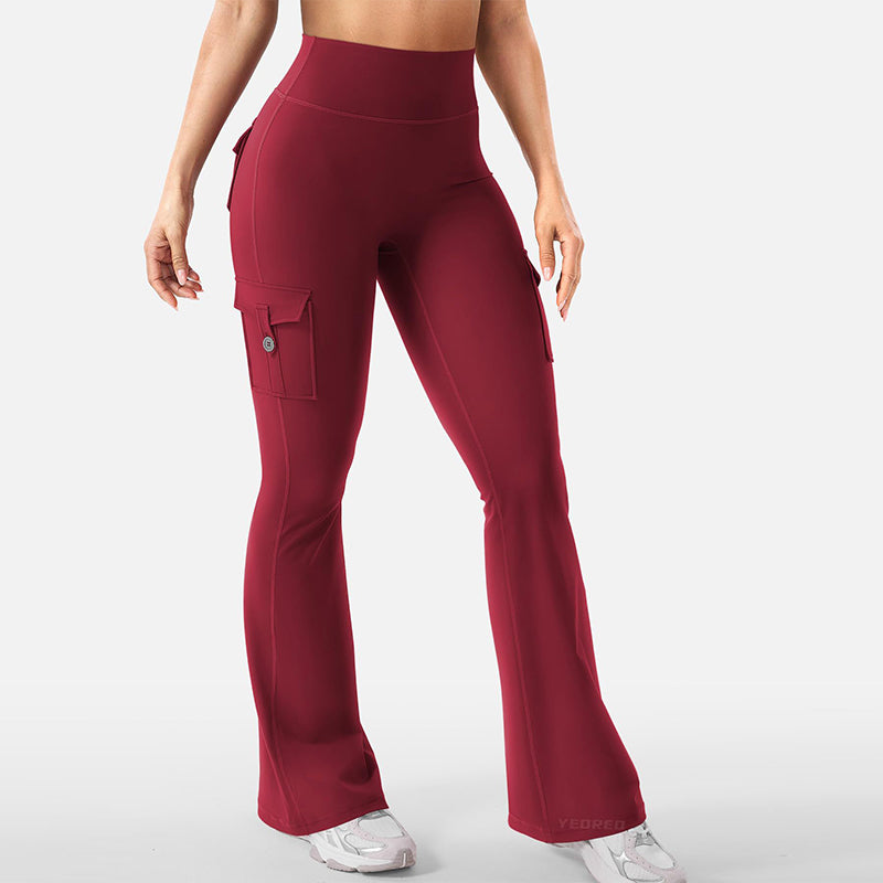 👖 Hochtaillierte Yogahose mit Taschen – bequem und vielseitig