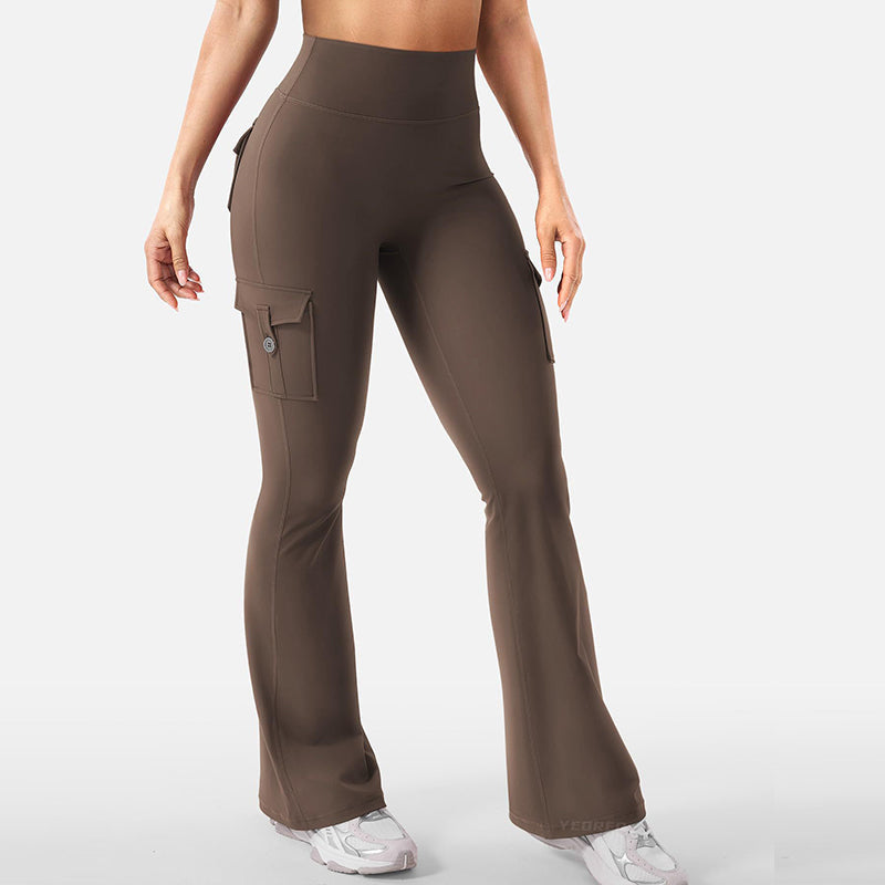 👖 Hochtaillierte Yogahose mit Taschen – bequem und vielseitig