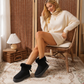 ❄️ Damen-Winter-Plateaustiefel – mittellang bis zur Wade