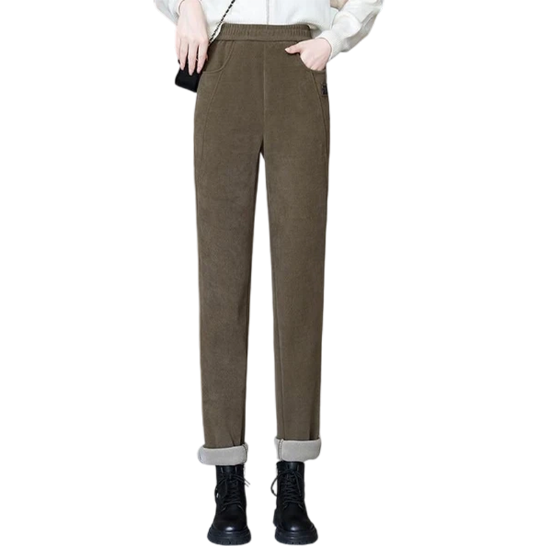 👖 💫 DAMENHOSE MIT KUNSTFELL-FUTTER - Hochtailliert & Weiche Innenseite, 4-Wege-Stretch für Optimale Wärme und Komfort ❄️🛍️