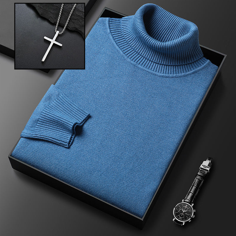 🧶 ✨ Premium Kaschmirpulli Herren Einfarbig - Weiches Wohlfühlgarn mit Moderner Passform für Business & Freizeit 👔🎯