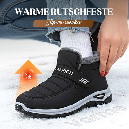 ❄️ Rutschfeste warme Winter-Sneaker zum Hineinschlüpfen | Kein kalter Fuß, kein Ausrutschen – Bequemer Halt für Schnee & Alltag ✨