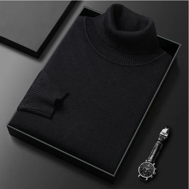 🧶 ✨ Premium Kaschmirpulli Herren Einfarbig - Weiches Wohlfühlgarn mit Moderner Passform für Business & Freizeit 👔🎯