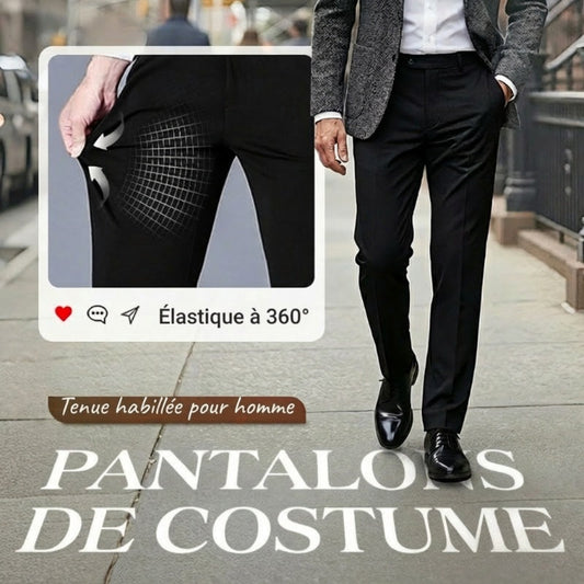 Klassische Herren-Freizeithose mit hoher Elastizität