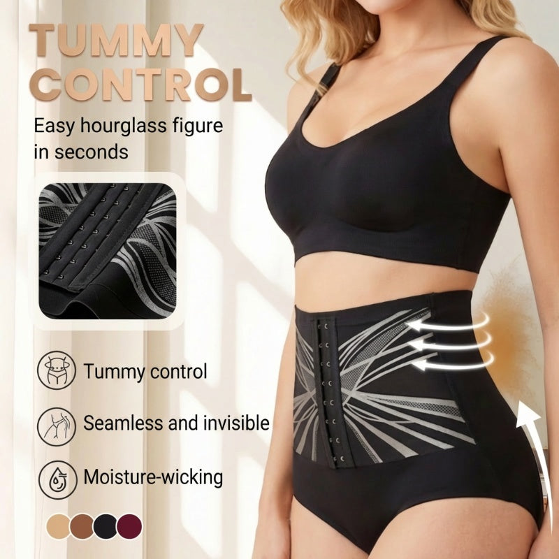⏰🔥Anpassbare Unterwäsche mit hoher Taille und Bauch-weg-Effekt