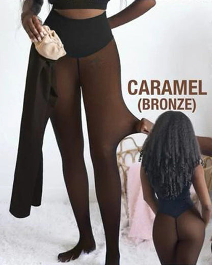 🎉❄️Heißer Verkauf 50% Rabatt!!!🎁⚡Über 50.000 Stück verkauft!❄️Fleece-Leggings mit einer Naht für eine schöne Silhouette✨✨Bleiben Sie warm. Sehen Sie gut aus. 💕