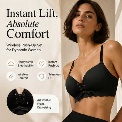 👙 Nahtloser Push-up-Stütz-BH für Damen | Sanfter Halt & nahtloses Tragegefühl ✨