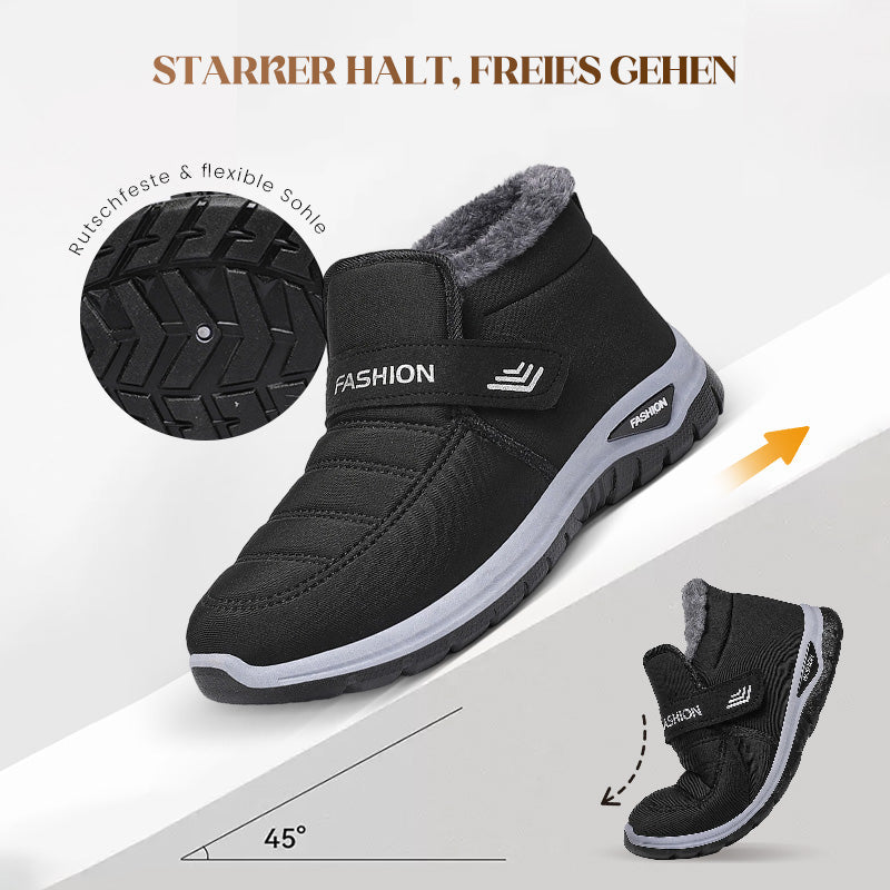 ❄️ Rutschfeste warme Winter-Sneaker zum Hineinschlüpfen | Kein kalter Fuß, kein Ausrutschen – Bequemer Halt für Schnee & Alltag ✨