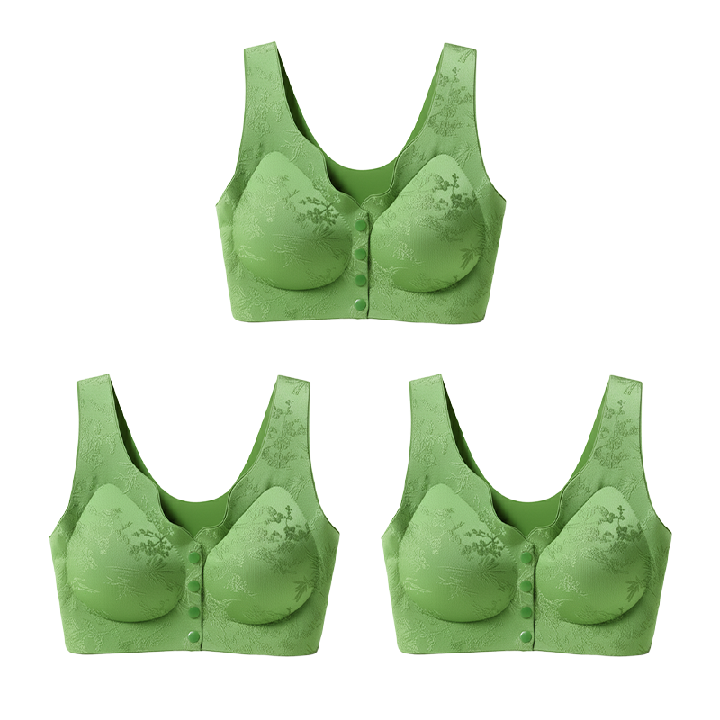 🎁1 kaufen, 1 gratis erhalten💃Bequemer, vorne zu verschließen der, bügelloser, nahtloser BH🌸