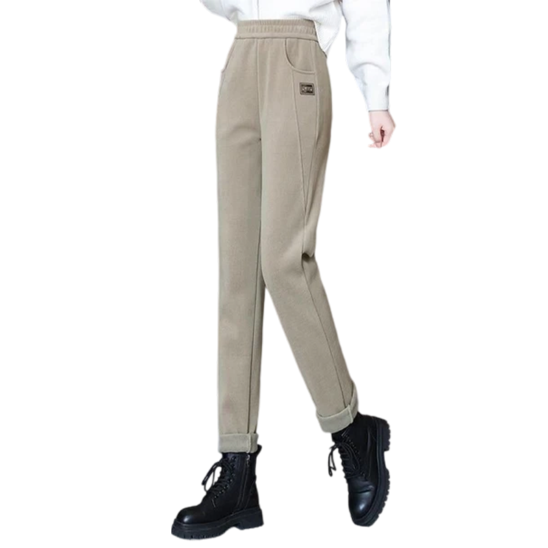 👖 💫 DAMENHOSE MIT KUNSTFELL-FUTTER - Hochtailliert & Weiche Innenseite, 4-Wege-Stretch für Optimale Wärme und Komfort ❄️🛍️