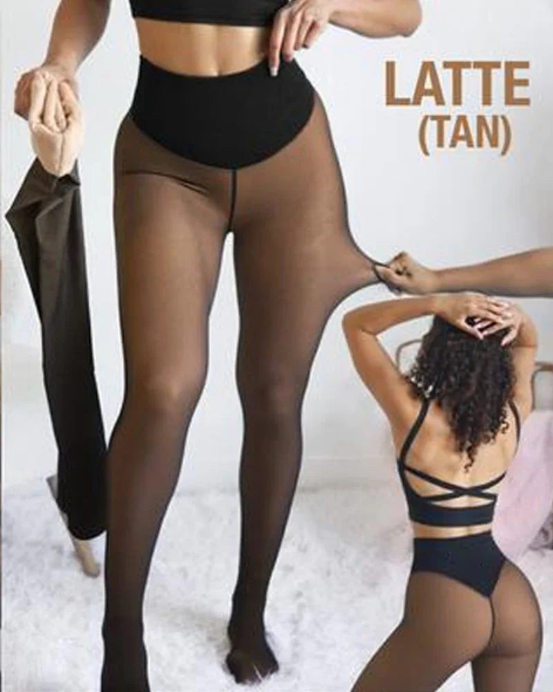 🎉❄️Heißer Verkauf 50% Rabatt!!!🎁⚡Über 50.000 Stück verkauft!❄️Fleece-Leggings mit einer Naht für eine schöne Silhouette✨✨Bleiben Sie warm. Sehen Sie gut aus. 💕