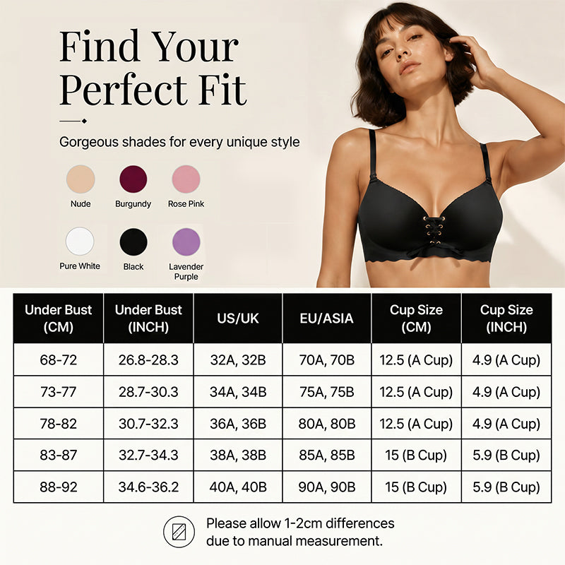 👙 Nahtloser Push-up-Stütz-BH für Damen | Sanfter Halt & nahtloses Tragegefühl ✨