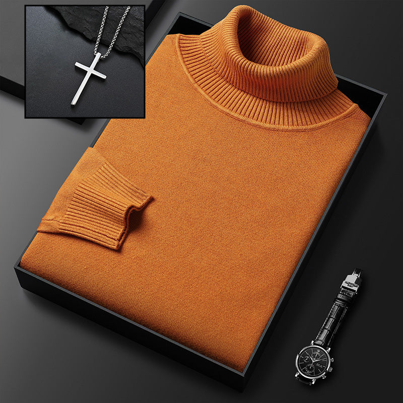 🧶 ✨ Premium Kaschmirpulli Herren Einfarbig - Weiches Wohlfühlgarn mit Moderner Passform für Business & Freizeit 👔🎯