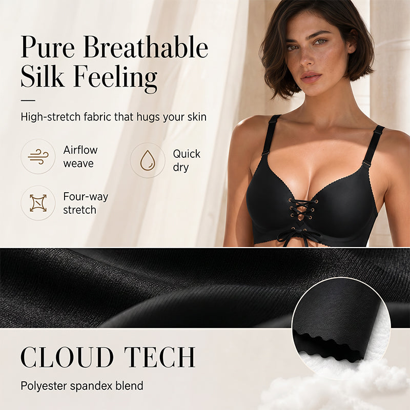 👙 Nahtloser Push-up-Stütz-BH für Damen | Sanfter Halt & nahtloses Tragegefühl ✨