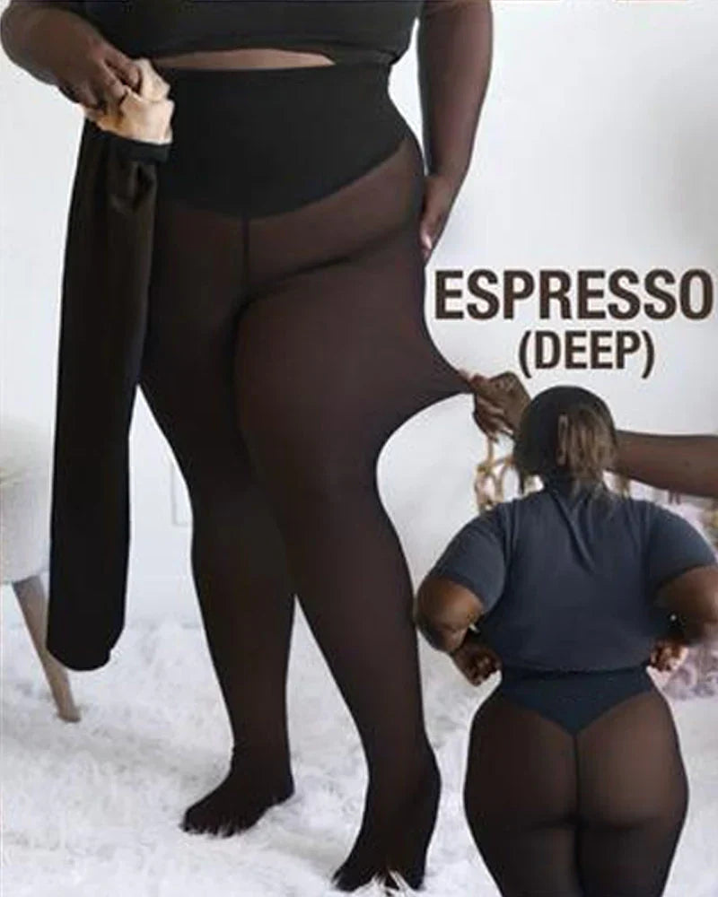 🎉❄️Heißer Verkauf 50% Rabatt!!!🎁⚡Über 50.000 Stück verkauft!❄️Fleece-Leggings mit einer Naht für eine schöne Silhouette✨✨Bleiben Sie warm. Sehen Sie gut aus. 💕