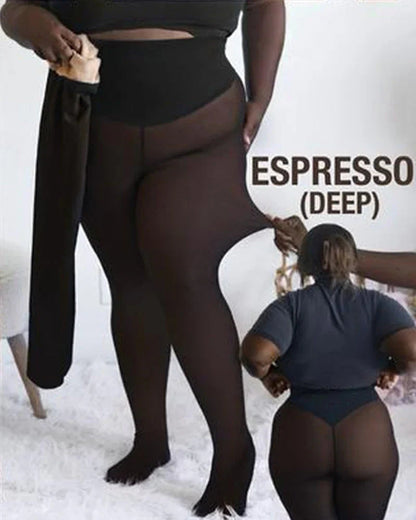 🎉❄️Heißer Verkauf 50% Rabatt!!!🎁⚡Über 50.000 Stück verkauft!❄️Fleece-Leggings mit einer Naht für eine schöne Silhouette✨✨Bleiben Sie warm. Sehen Sie gut aus. 💕