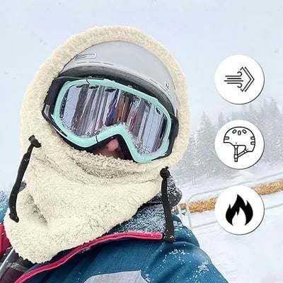 🔥 🔥Sherpa-Kapuze mit Skimaske