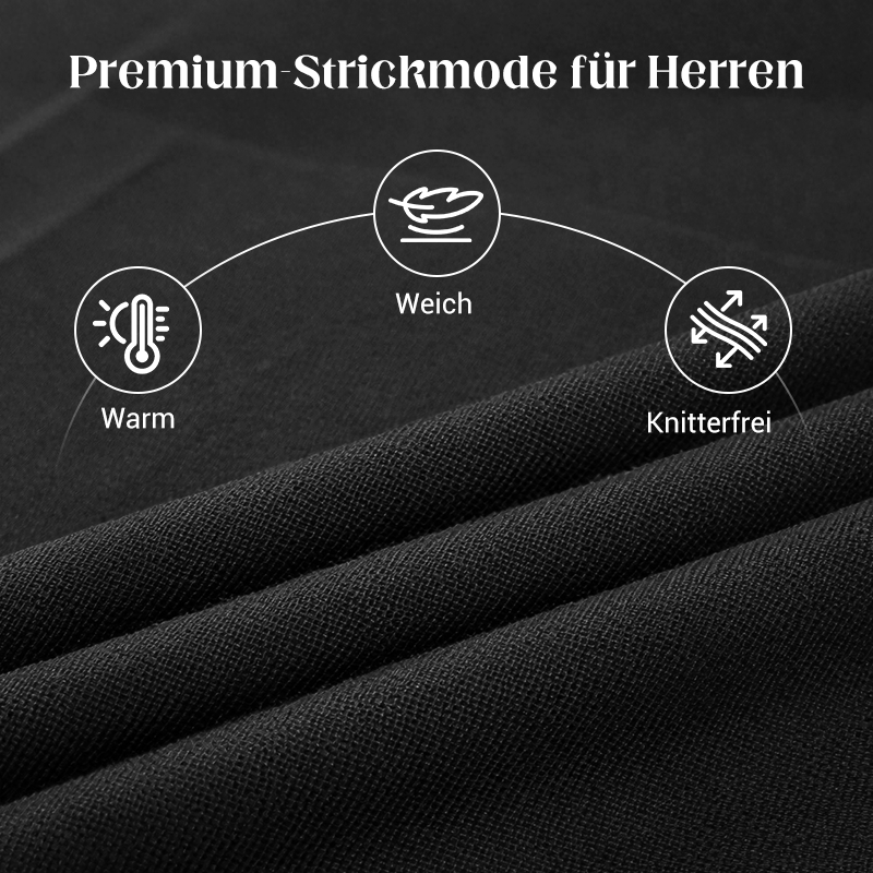 🧶 ✨ Premium Kaschmirpulli Herren Einfarbig - Weiches Wohlfühlgarn mit Moderner Passform für Business & Freizeit 👔🎯