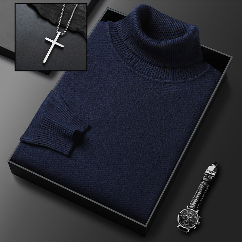 🧶 ✨ Premium Kaschmirpulli Herren Einfarbig - Weiches Wohlfühlgarn mit Moderner Passform für Business & Freizeit 👔🎯