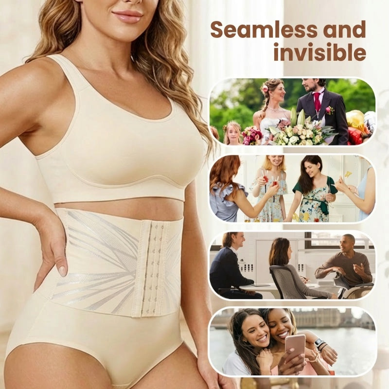 ⏰🔥Anpassbare Unterwäsche mit hoher Taille und Bauch-weg-Effekt