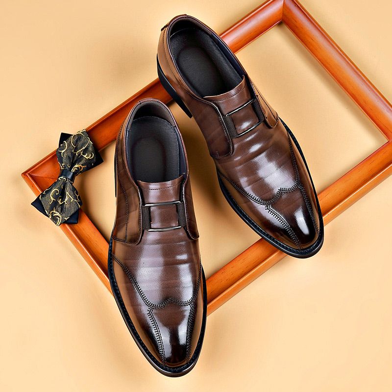 ⏳💥Herrenschuhe für Abendveranstaltungen Hochzeit Feier Büro Herrenschuhe Oxford-Schuhe