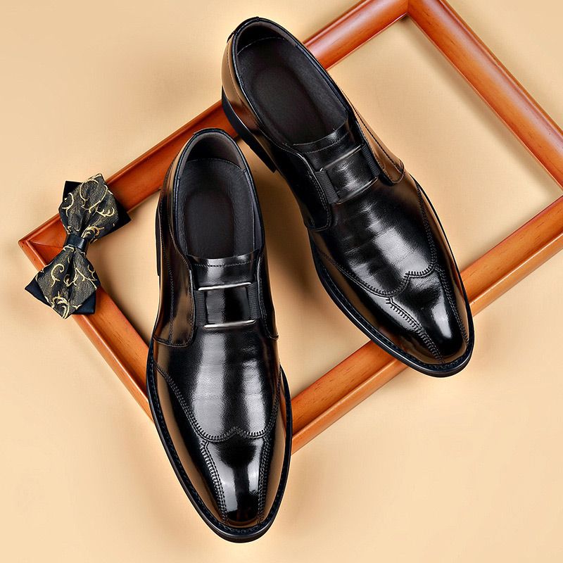 ⏳💥Herrenschuhe für Abendveranstaltungen Hochzeit Feier Büro Herrenschuhe Oxford-Schuhe