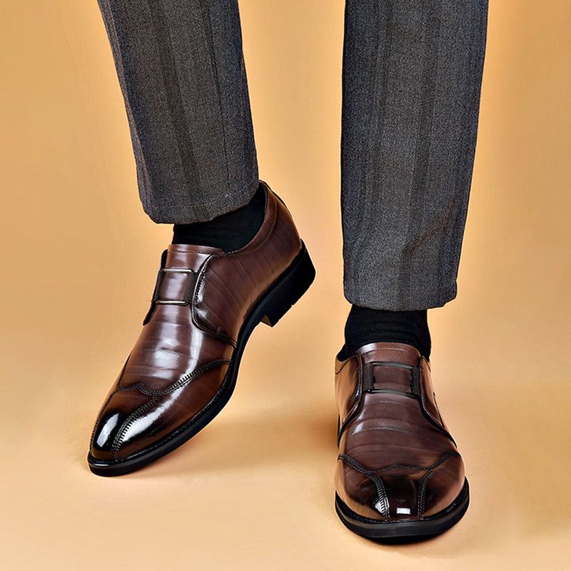 ⏳💥Herrenschuhe für Abendveranstaltungen Hochzeit Feier Büro Herrenschuhe Oxford-Schuhe