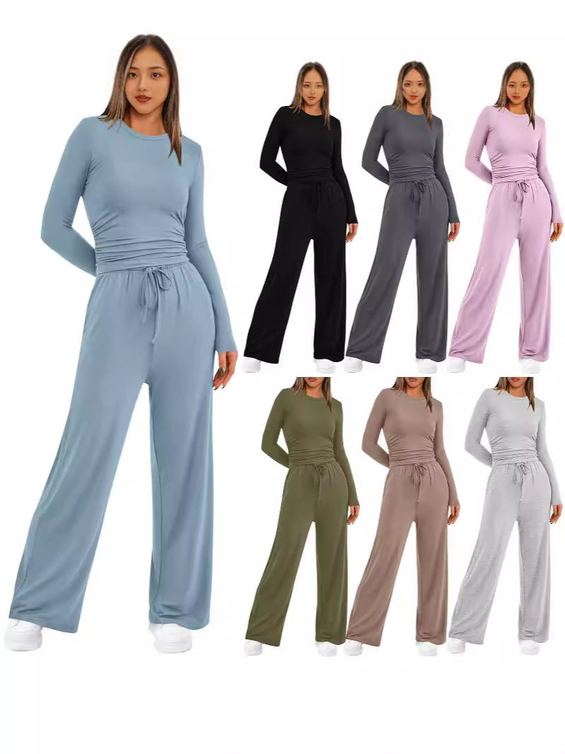 📢📢 ⏰Lässiges, langärmeliges Zweiteiler-Set für Damen – locker geschnitten (Kollektion 2026) 👚