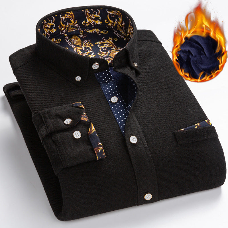 🔥✨ Herren Samtgewebe Hemd - Elegante Struktur mit Atmungsaktivem Tragekomfort für Business & Freizeit 🌟💼