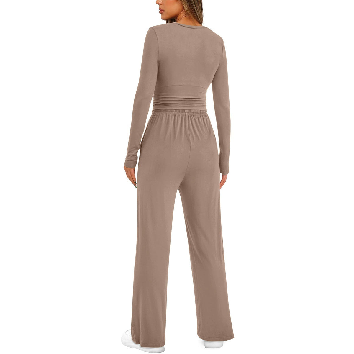 📢📢 ⏰Lässiges, langärmeliges Zweiteiler-Set für Damen – locker geschnitten (Kollektion 2026) 👚