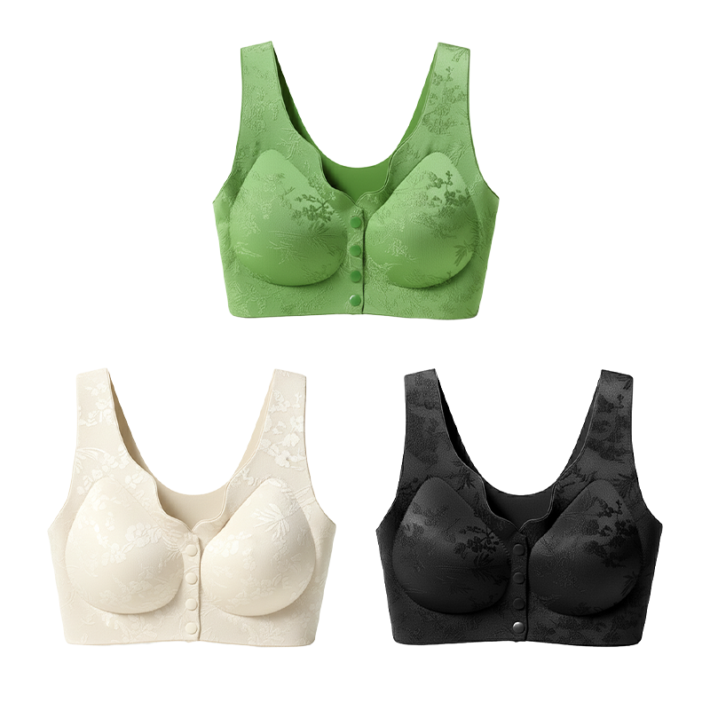 🎁1 kaufen, 1 gratis erhalten💃Bequemer, vorne zu verschließen der, bügelloser, nahtloser BH🌸