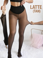 🎉❄️Heißer Verkauf 50% Rabatt!!!🎁⚡Über 50.000 Stück verkauft!❄️Fleece-Leggings mit einer Naht für eine schöne Silhouette✨✨Bleiben Sie warm. Sehen Sie gut aus. 💕