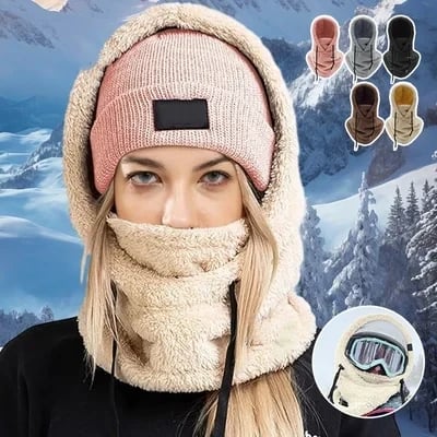 🔥 🔥Sherpa-Kapuze mit Skimaske