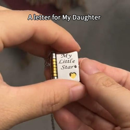 🔥🔥Моята малка верижка с колие с книга със звезди за дъщеря ми