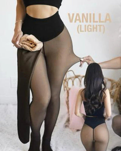 🎉❄️Heißer Verkauf 50% Rabatt!!!🎁⚡Über 50.000 Stück verkauft!❄️Fleece-Leggings mit einer Naht für eine schöne Silhouette✨✨Bleiben Sie warm. Sehen Sie gut aus. 💕
