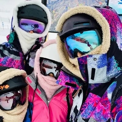 🔥 🔥Sherpa-Kapuze mit Skimaske
